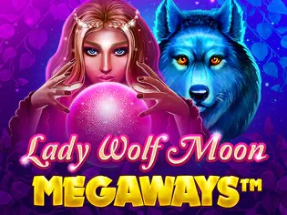 Lady Wolf Moon Megaways game cover